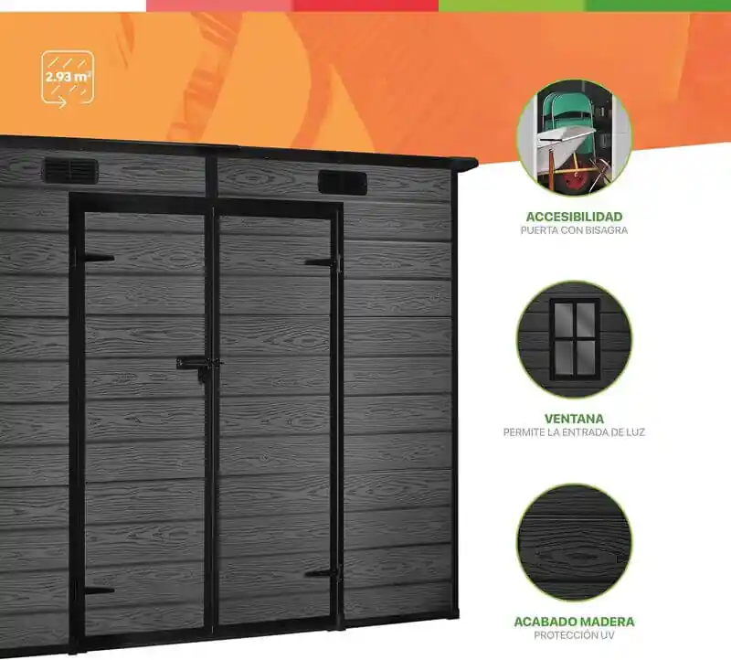 Armario Exterior de Madera