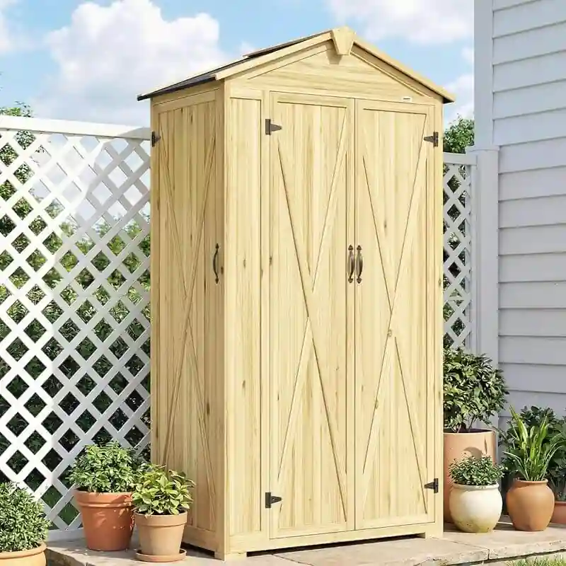 Armario Exterior de Madera