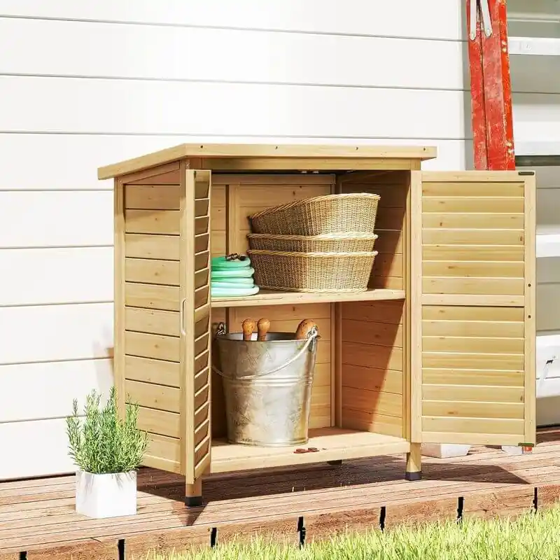 Armario Exterior de Madera