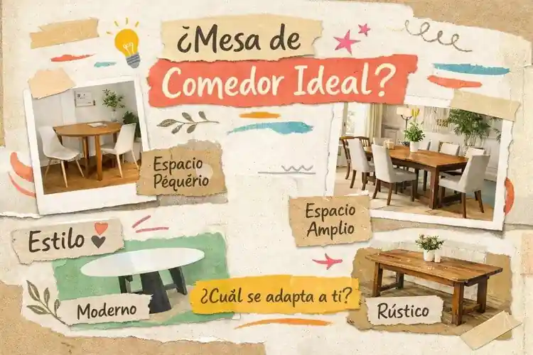 Mesas para comedor extensibles de madera