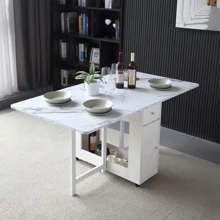 Mesas para comedor extensibles de madera