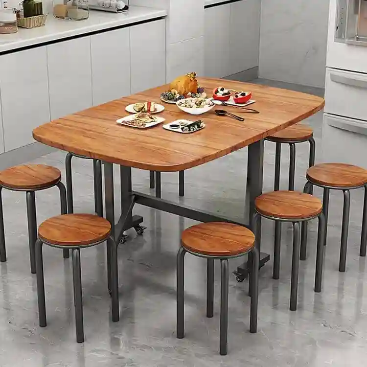 Mesas para comedor extensibles de madera
