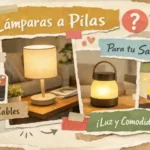 lámparas a pilas