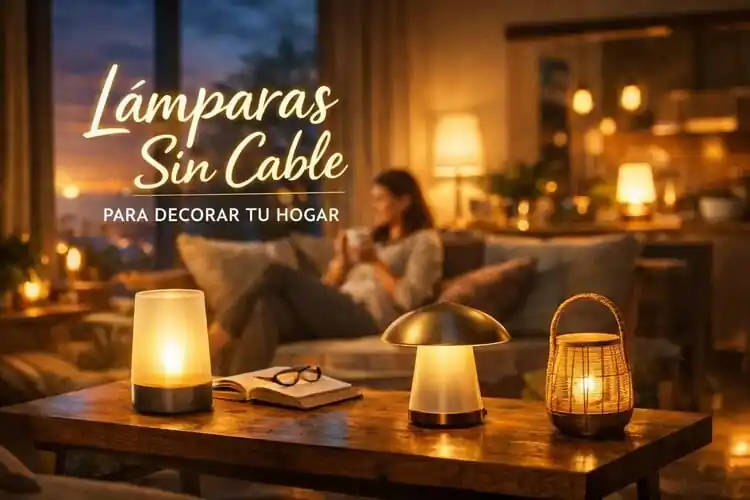 lámparas sin cable