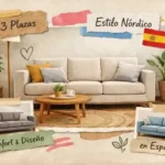 Sofás Nórdicos de 3 Plazas