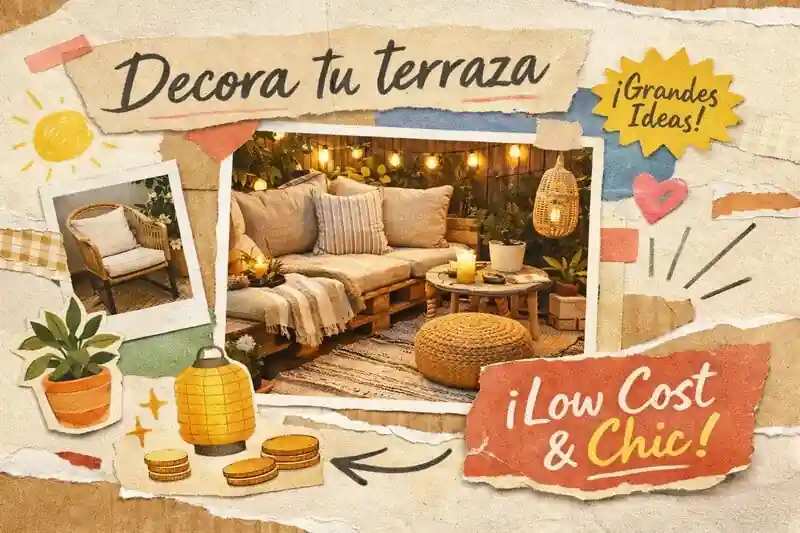 Decoración terraza low cost ofertas mobiliario